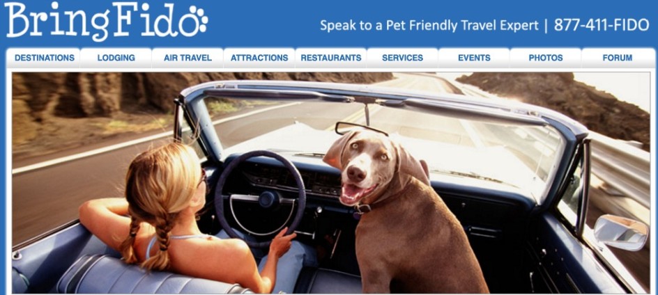vacation rental niche listing sites - dog-friendly
